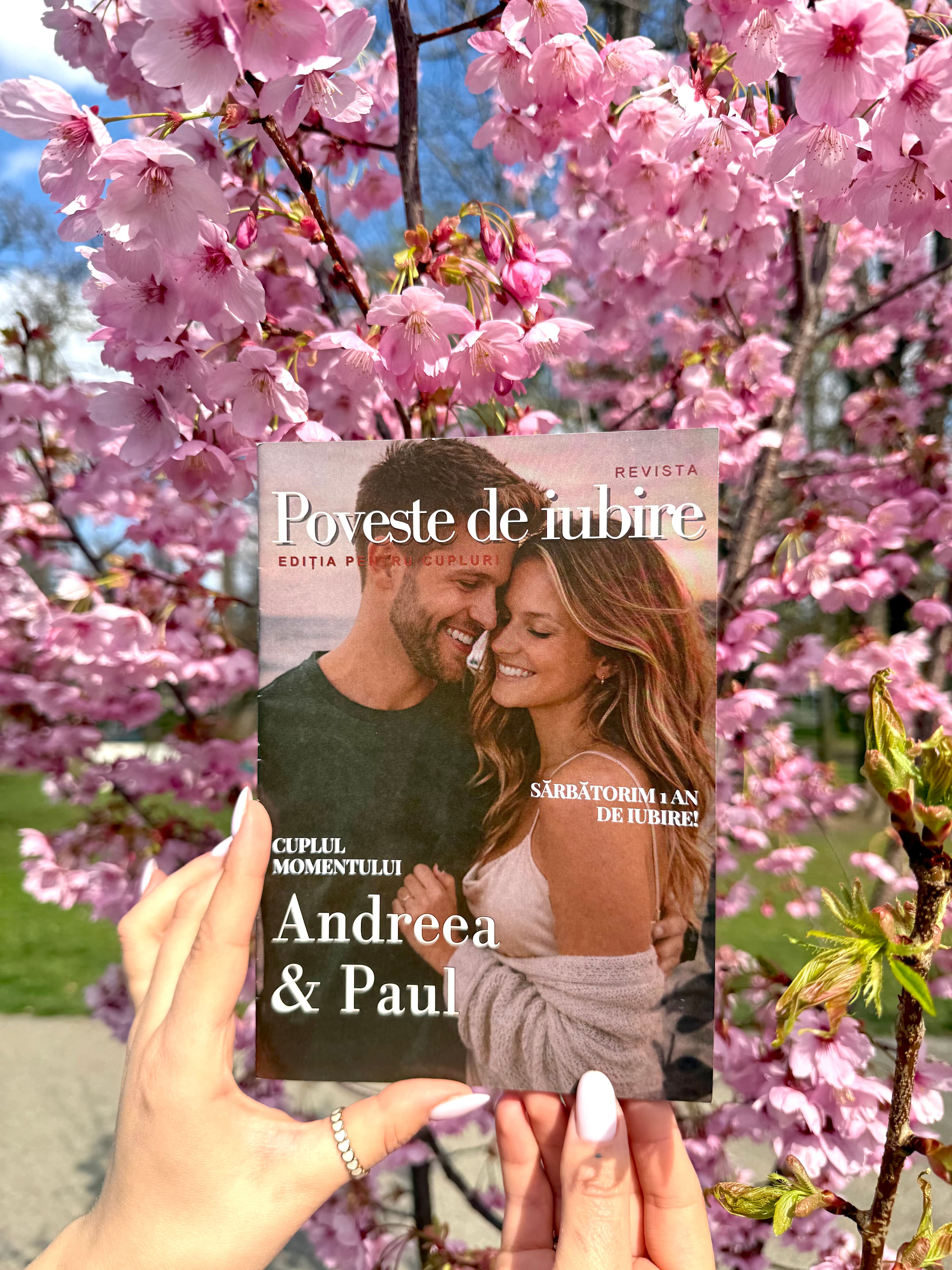 Coperta de revista personalizata.